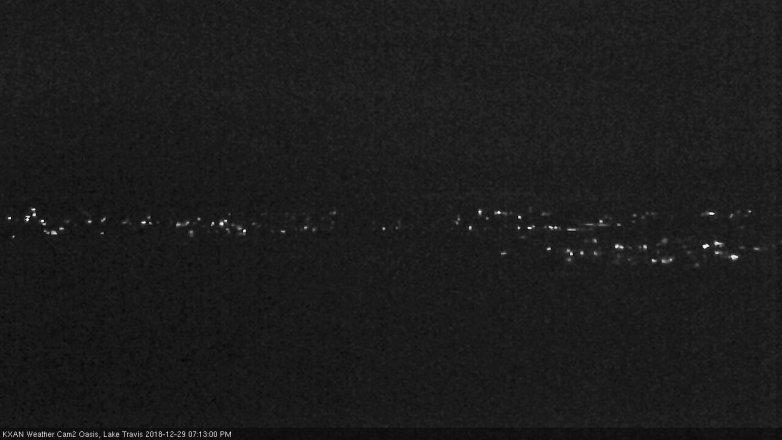 Lake Travis webcam, December 29, 2018 6:15 PM CT