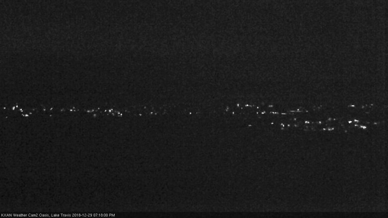 Lake Travis webcam, December 29, 2018 6:20 PM CT