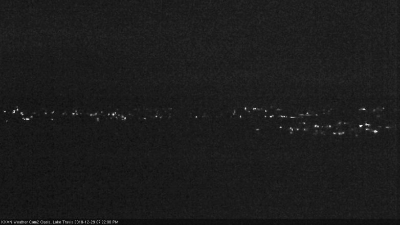Lake Travis webcam, December 29, 2018 6:25 PM CT