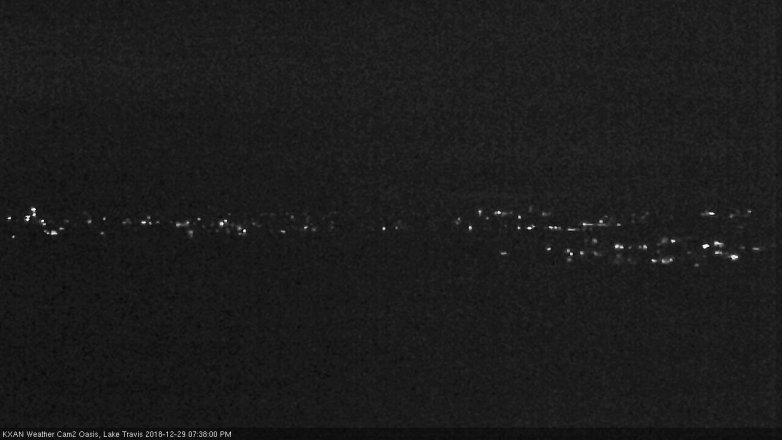 Lake Travis webcam, December 29, 2018 6:40 PM CT