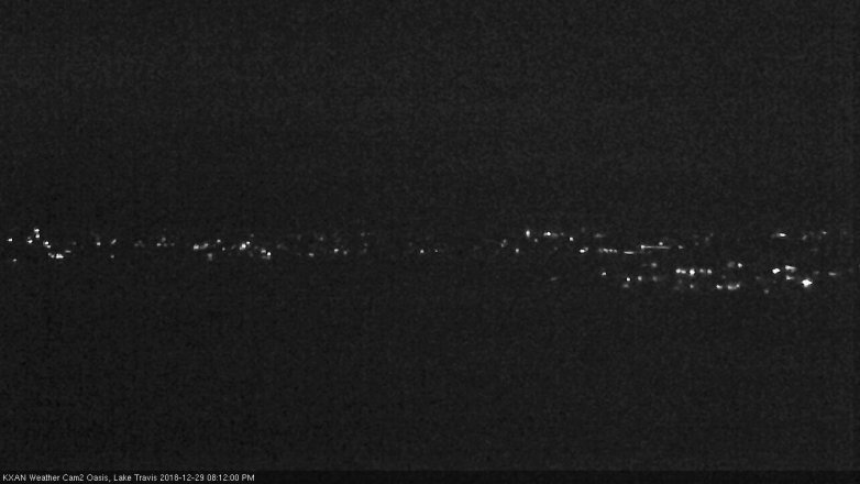 Lake Travis webcam, December 29, 2018 7:15 PM CT