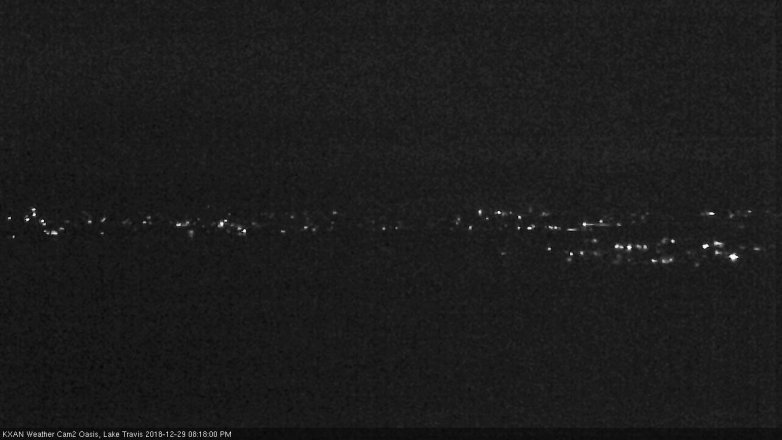 Lake Travis webcam, December 29, 2018 7:20 PM CT