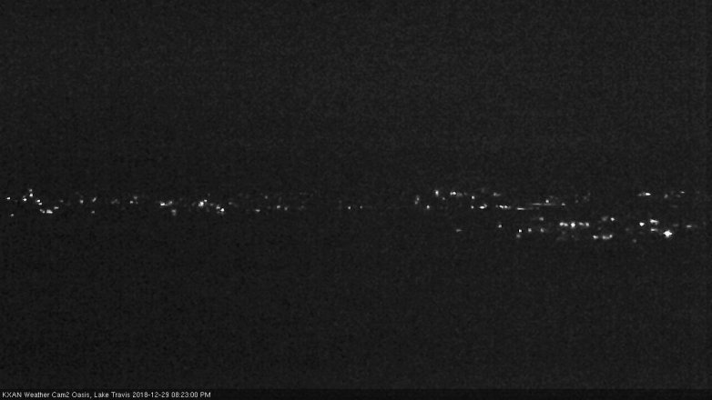 Lake Travis webcam, December 29, 2018 7:25 PM CT