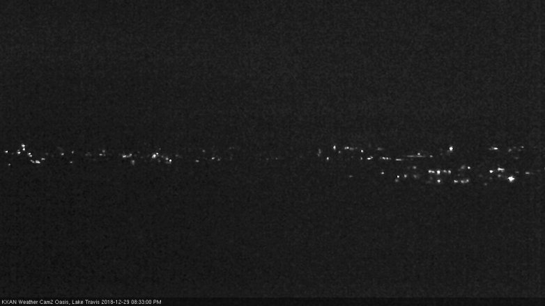 Lake Travis webcam, December 29, 2018 7:35 PM CT
