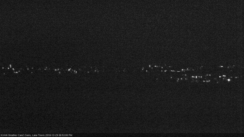 Lake Travis webcam, December 29, 2018 7:55 PM CT