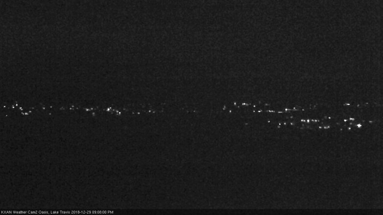 Lake Travis webcam, December 29, 2018 8:10 PM CT