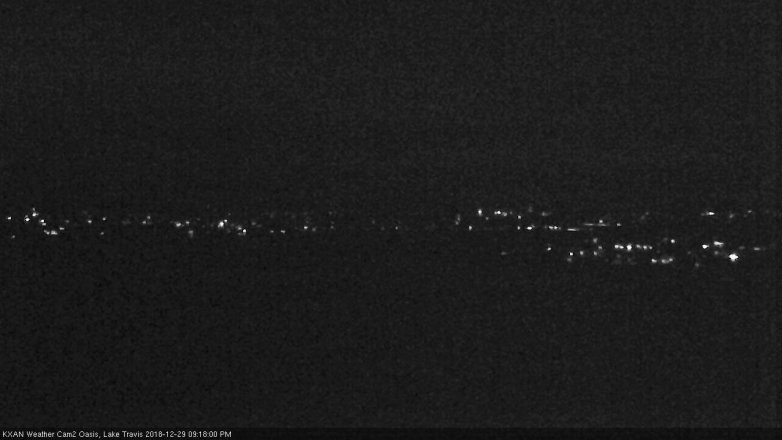 Lake Travis webcam, December 29, 2018 8:20 PM CT