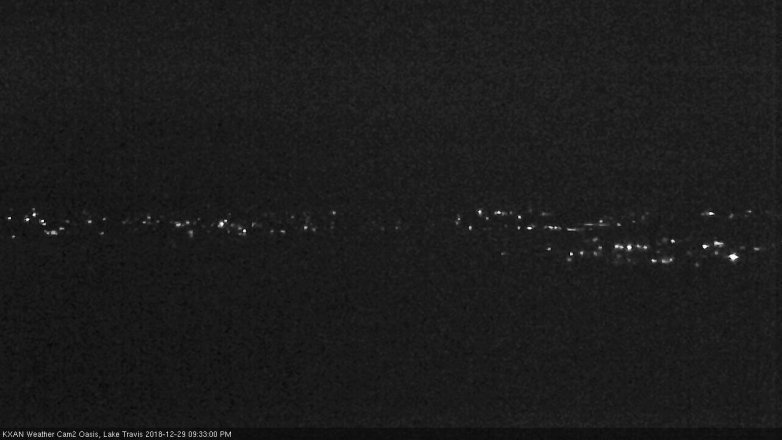 Lake Travis webcam, December 29, 2018 8:35 PM CT