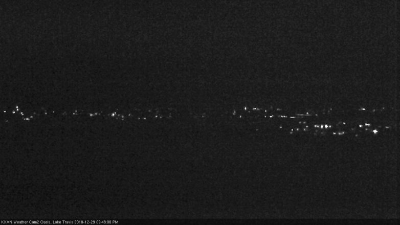 Lake Travis webcam, December 29, 2018 8:50 PM CT