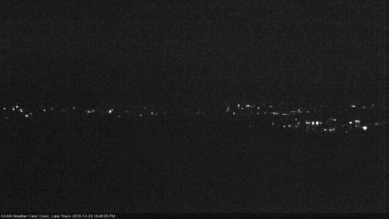 Lake Travis webcam, December 29, 2018 9:50 PM CT