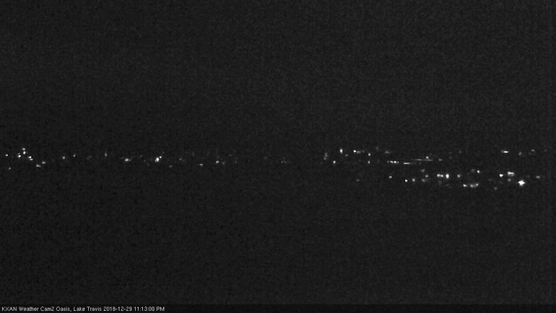 Lake Travis webcam, December 29, 2018 10:15 PM CT