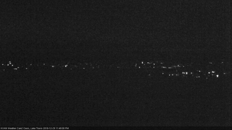 Lake Travis webcam, December 29, 2018 10:50 PM CT