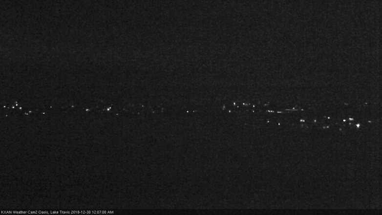 Lake Travis webcam, December 29, 2018 11:10 PM CT