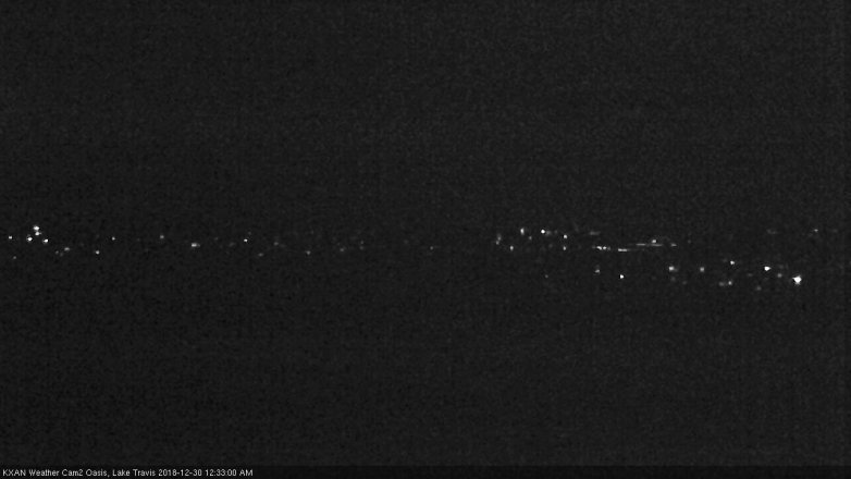 Lake Travis webcam, December 29, 2018 11:35 PM CT