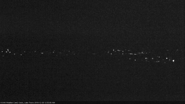 Lake Travis webcam, December 29, 2018 11:55 PM CT