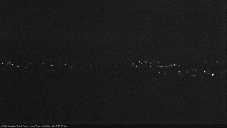 Lake Travis webcam, December 29, 2018 12:00 AM CT
