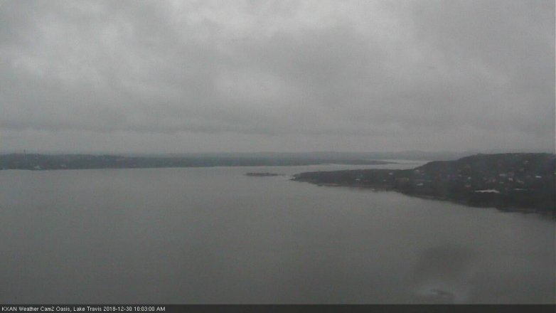 Lake Travis webcam, December 30, 2018 9:05 AM CT