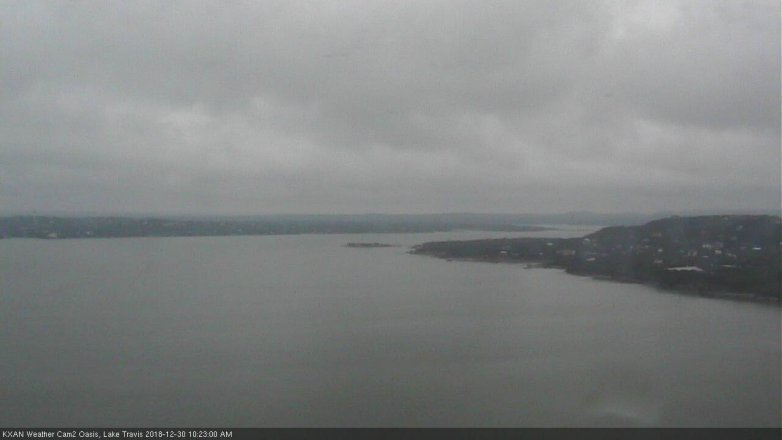 Lake Travis webcam, December 30, 2018 9:25 AM CT