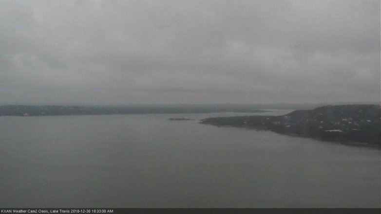 Lake Travis webcam, December 30, 2018 9:35 AM CT