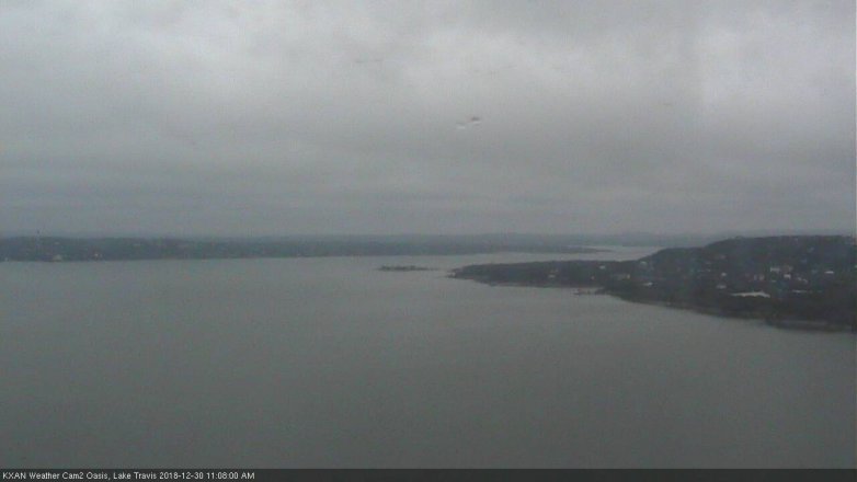 Lake Travis webcam, December 30, 2018 10:10 AM CT