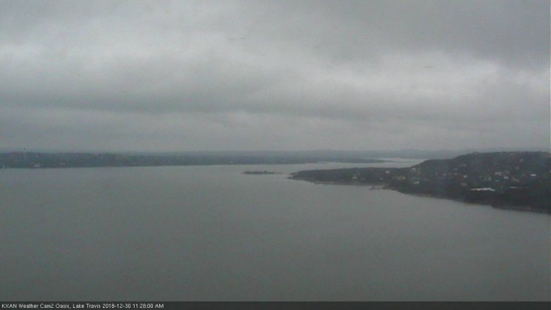 Lake Travis webcam, December 30, 2018 10:30 AM CT