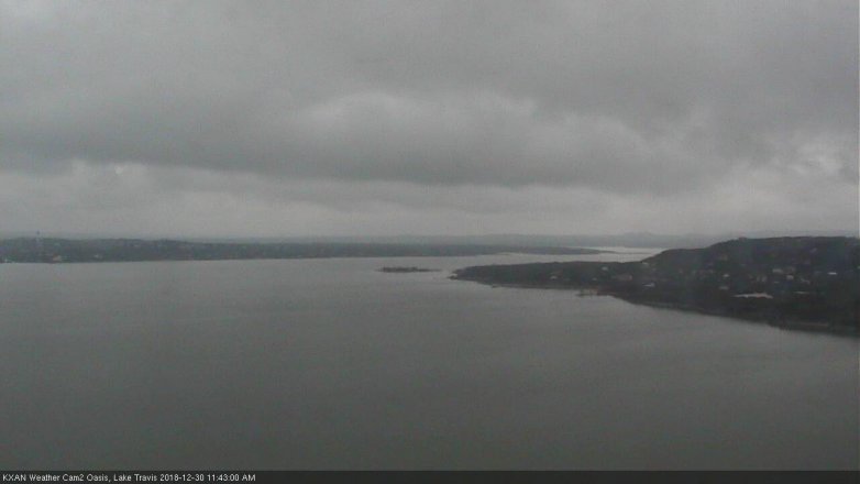 Lake Travis webcam, December 30, 2018 10:45 AM CT