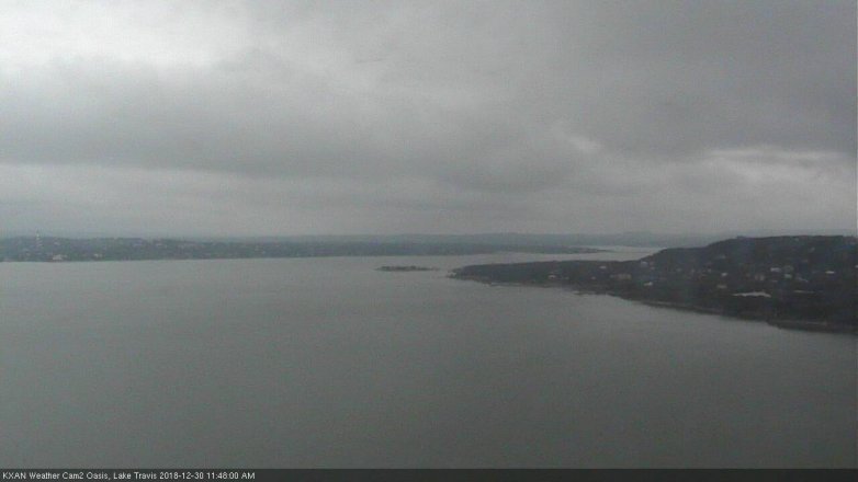 Lake Travis webcam, December 30, 2018 10:50 AM CT