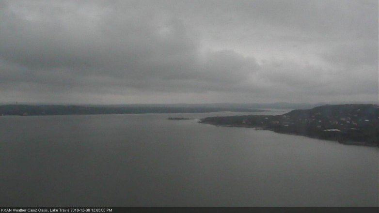 Lake Travis webcam, December 30, 2018 11:05 AM CT