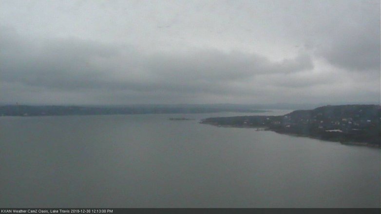 Lake Travis webcam, December 30, 2018 11:15 AM CT