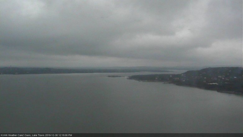Lake Travis webcam, December 30, 2018 11:20 AM CT