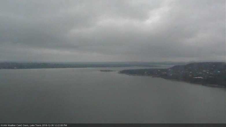 Lake Travis webcam, December 30, 2018 11:25 AM CT