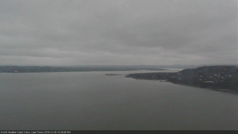 Lake Travis webcam, December 30, 2018 11:40 AM CT