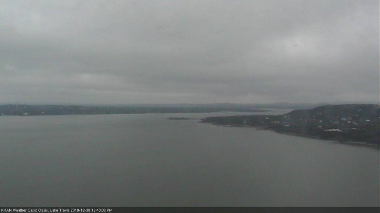 Lake Travis webcam, December 30, 2018 11:50 AM CT