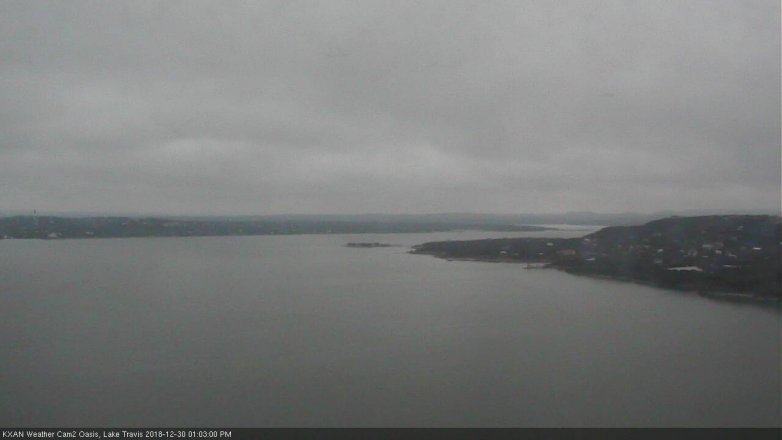 Lake Travis webcam, December 30, 2018 12:05 PM CT