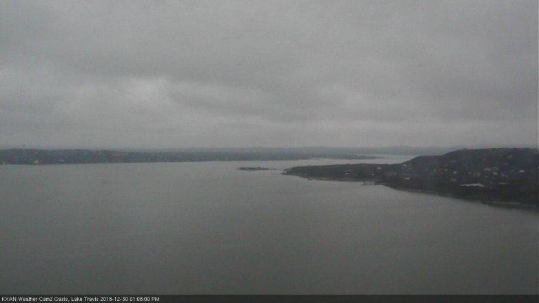 Lake Travis webcam, December 30, 2018 12:10 PM CT