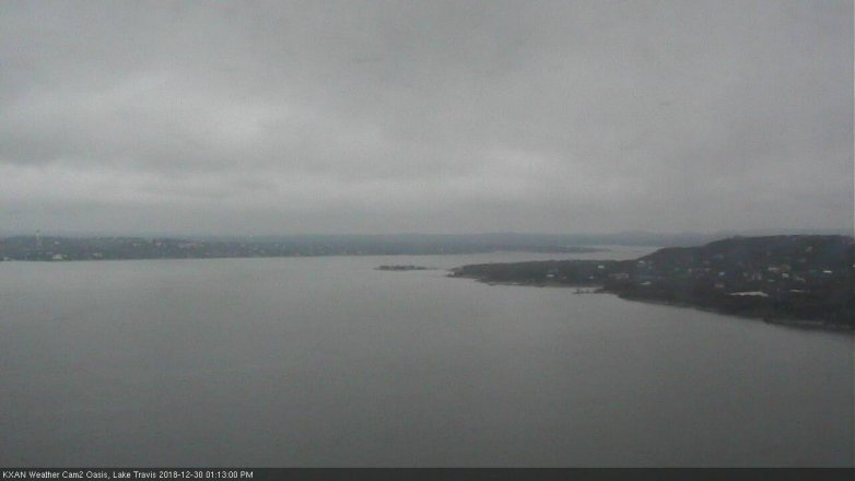 Lake Travis webcam, December 30, 2018 12:15 PM CT
