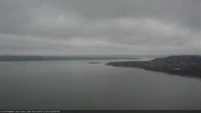 Lake Travis webcam, December 30, 2018 12:30 PM CT