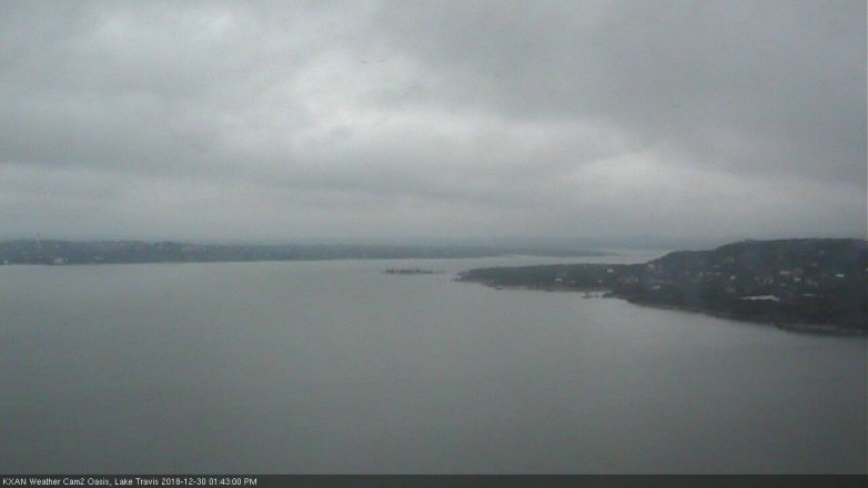 Lake Travis webcam, December 30, 2018 12:45 PM CT