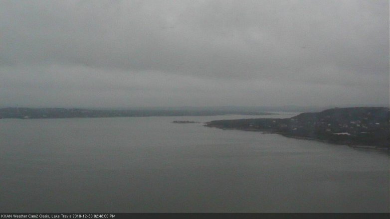 Lake Travis webcam, December 30, 2018 1:50 PM CT