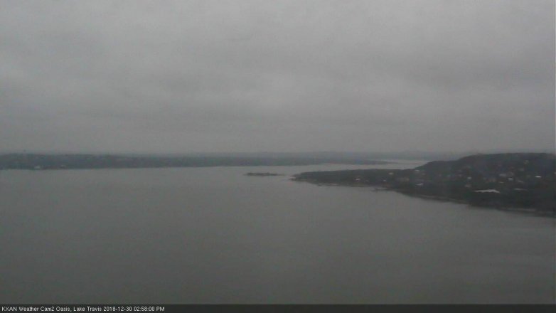Lake Travis webcam, December 30, 2018 2:00 PM CT