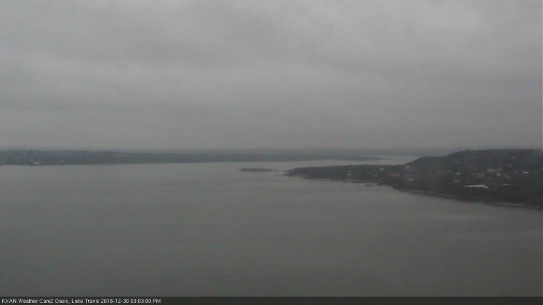 Lake Travis webcam, December 30, 2018 2:05 PM CT