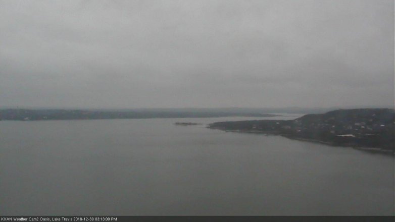 Lake Travis webcam, December 30, 2018 2:15 PM CT