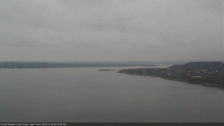 Lake Travis webcam, December 30, 2018 2:20 PM CT