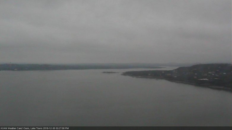 Lake Travis webcam, December 30, 2018 2:30 PM CT