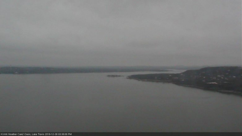 Lake Travis webcam, December 30, 2018 2:40 PM CT