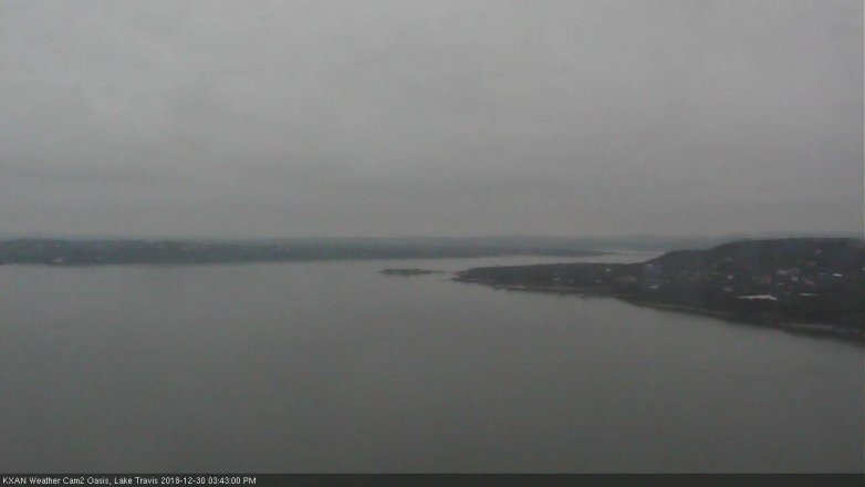Lake Travis webcam, December 30, 2018 2:45 PM CT