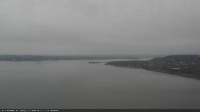 Lake Travis webcam, December 30, 2018 2:50 PM CT