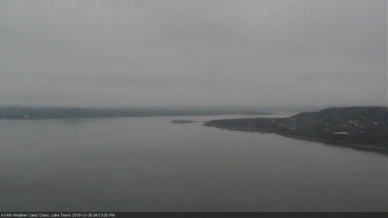 Lake Travis webcam, December 30, 2018 3:15 PM CT