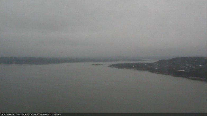 Lake Travis webcam, December 30, 2018 3:25 PM CT