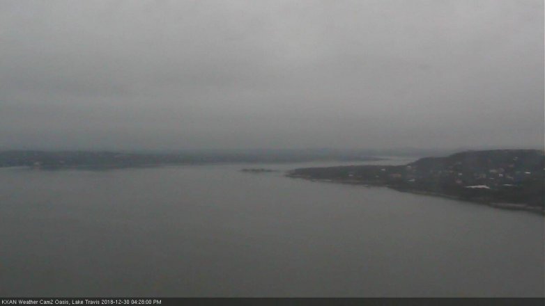 Lake Travis webcam, December 30, 2018 3:30 PM CT